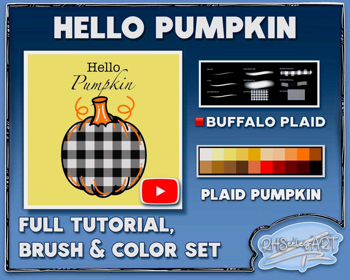 HELLO PUMPKIN: Full Tutorial (Procreate)