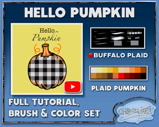 HELLO PUMPKIN: Full Tutorial (Procreate)