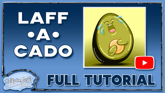 LAFF•A•CADO: Full Tutorial (Procreate)