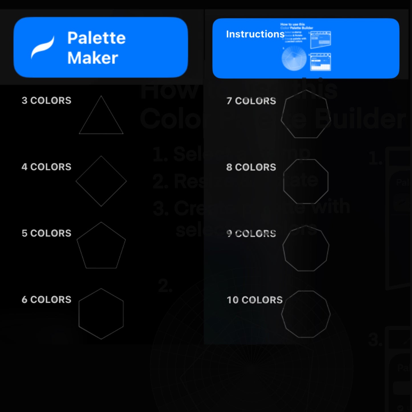 Color Palette Maker - Procreate brush set