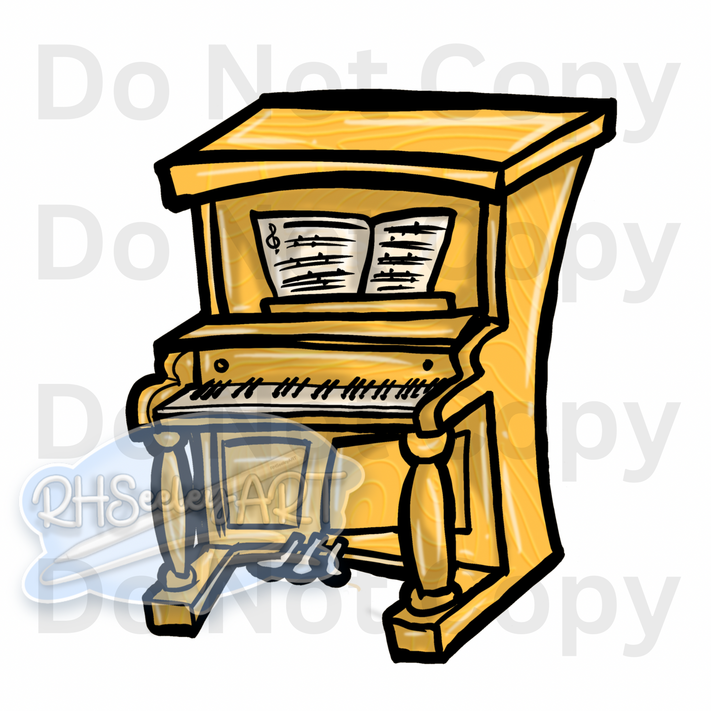 Upright Piano PNG